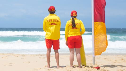 Flags are up as surf lifesavers hit the beach