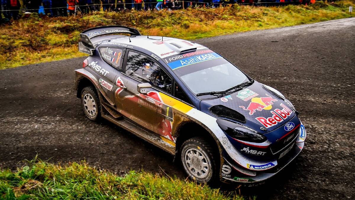 World champion Sébastien Ogier drove a brilliant final three stages to clinch Dayinsure Wales Rally GB (M-Sport pic)