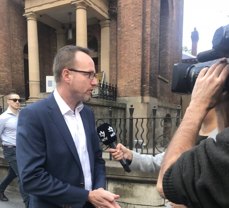 David Shoebridge outside the Court of Appeal last Thursday