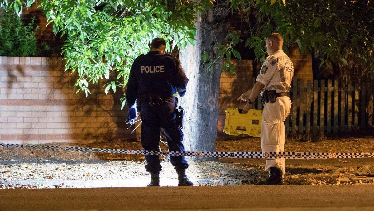 CHARGES: Police investigate a shooting on Gordon Street in Hamilton on December 18. On Saturday, a man was charged with attempted murder in relation to the shooting.Picture: Daniel Irwin