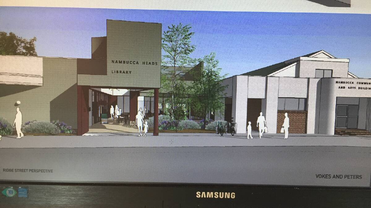 STREET VIEW: Concept plan for the new library