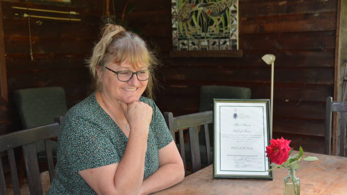 Paula Flack is welcomed into environment's hallowed Hall of Fame