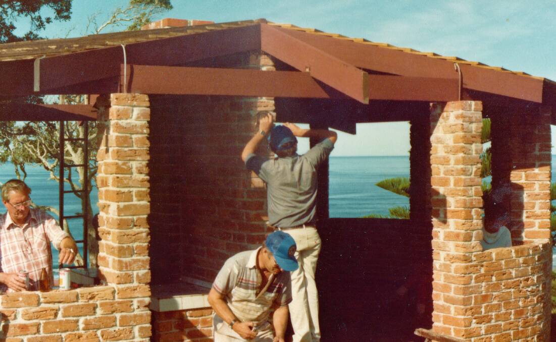 BACK IN THE DAY: Lions Park rotunda construction in 1981