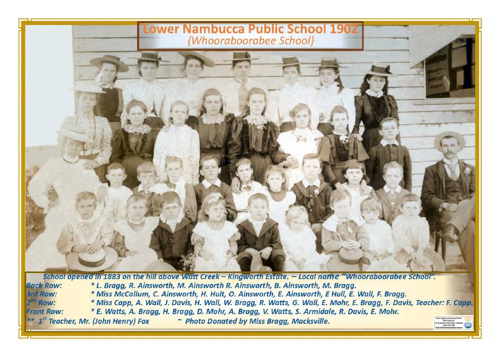 POSSIBLE SECOND SCHOOL: The class of 1902