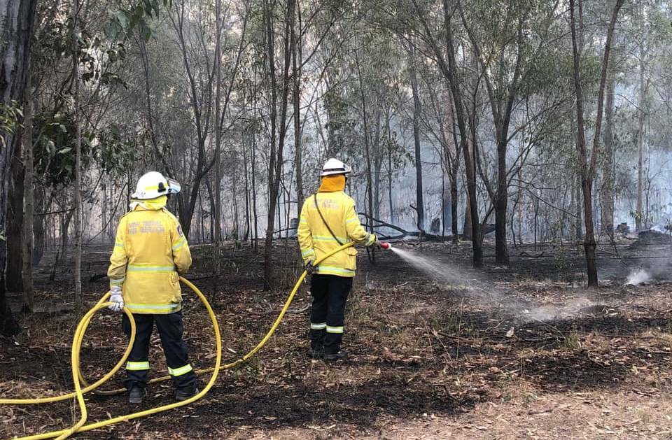 Fire permits have been suspended in the Kempsey and Nambucca shires. Photo: NSW RFS - Lower North Coast Team
