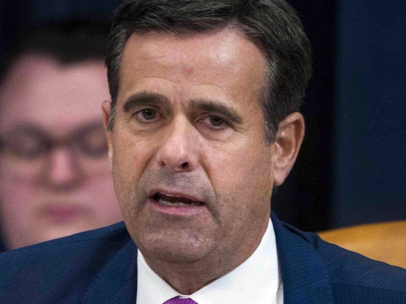 US intelligence chief John Ratcliffe says Russia and Iran have obtained some voter information.