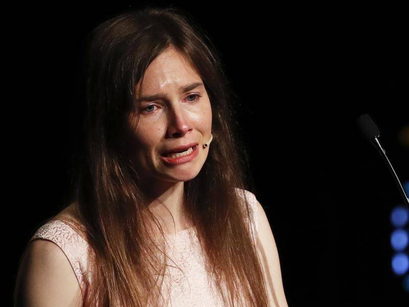 Former US exchange student Amanda Knox spoke of her wrongful murder conviction ordeal in Italy.