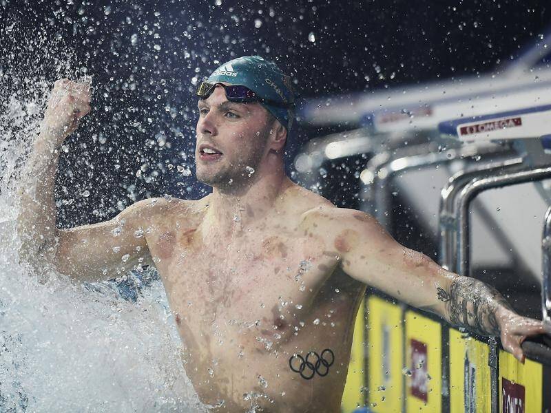 Kyle Chalmers sounded a warning to American rival Caeleb Dressel with a slick 100m freestyle time.