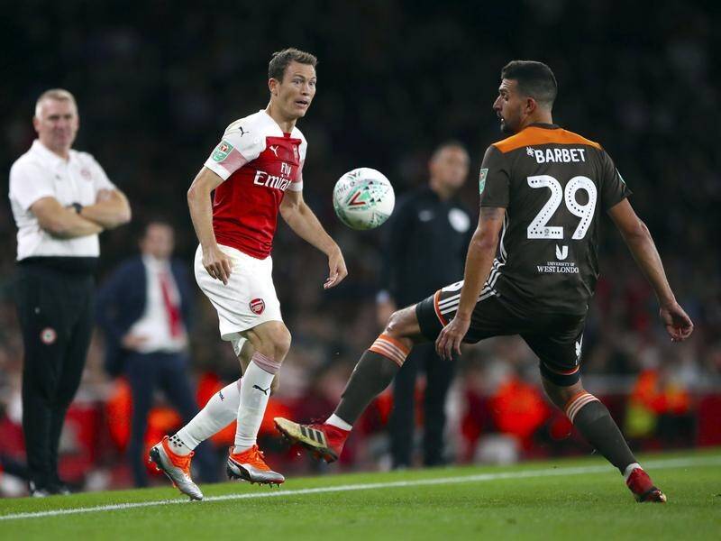 Stephan Lichtsteiner (c) joined Arsenal in June 2018 on a free transfer from Juventus.