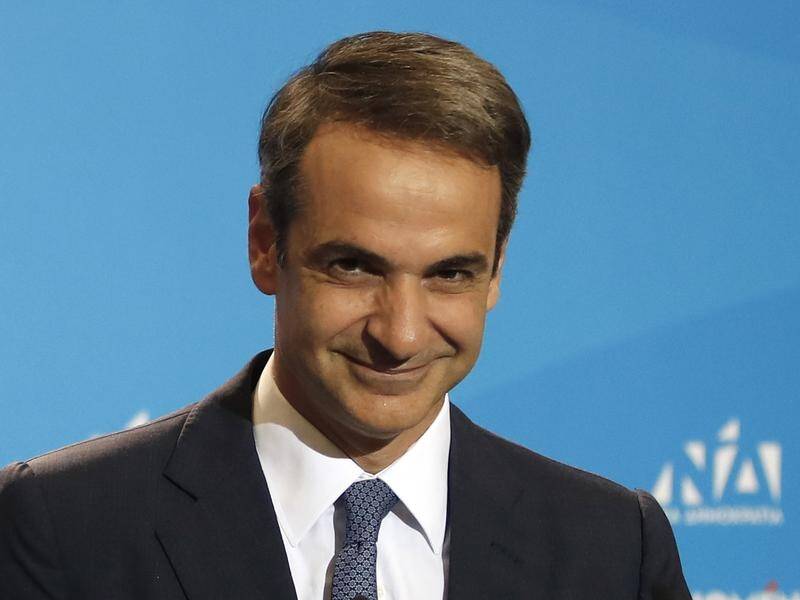 Greek New Democracy conservative party leader Kyriakos Mitsotakis has been sworn in as PM.
