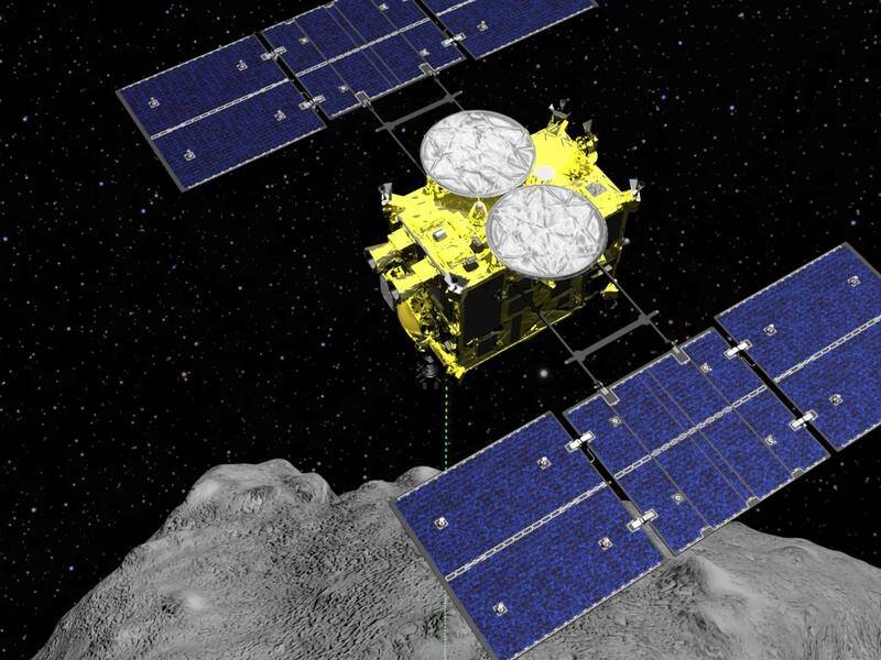 The Hayabusa2 spacecraft landed on the asteroid Ryugu in February.