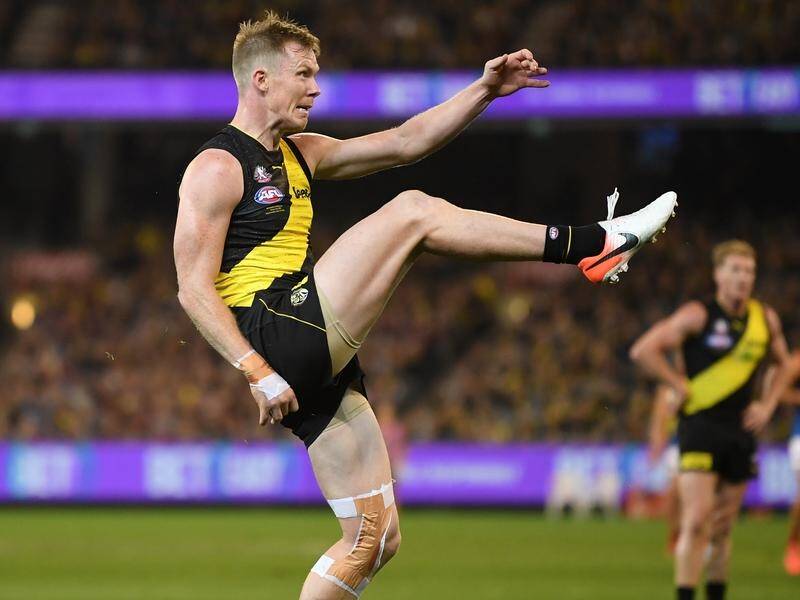 Jack Riewoldt hasn't played for Richmond since their round 6 win over Melbourne.