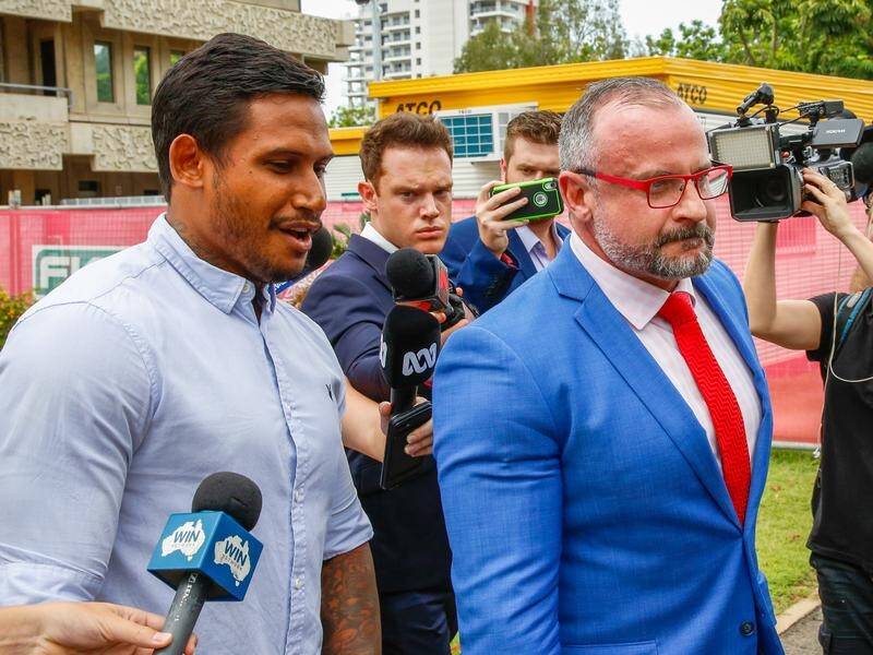 Former NRL player Ben Barba (left) is expected to plead guilty to public nuisance charges.
