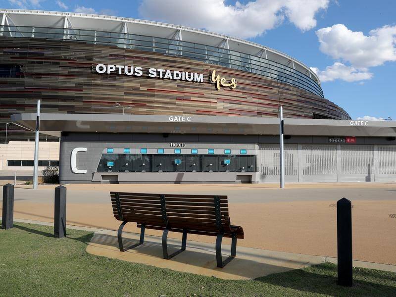 Perth's Optus Stadium will operate at half capacity for Thursday's clash Geelong-Collingwood clash.