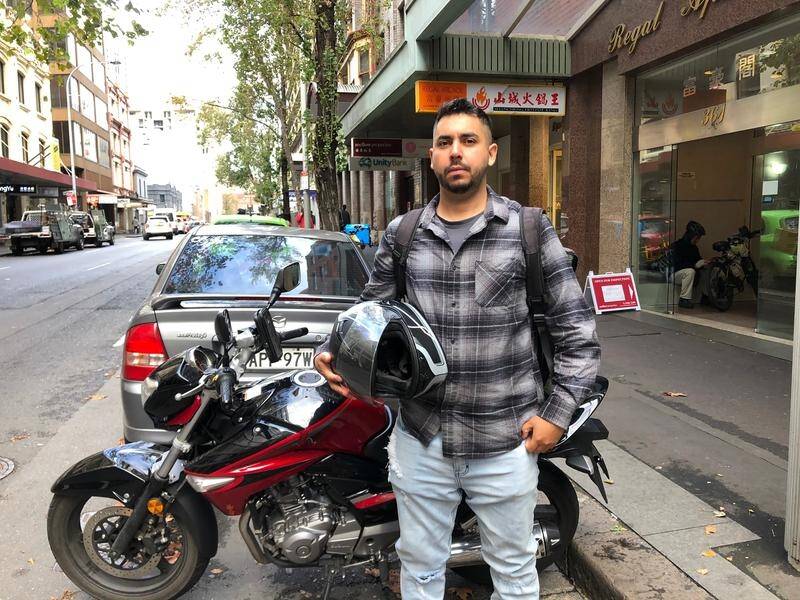 Food delivery driver Diego Franco was sacked in April after three years with Deliveroo.