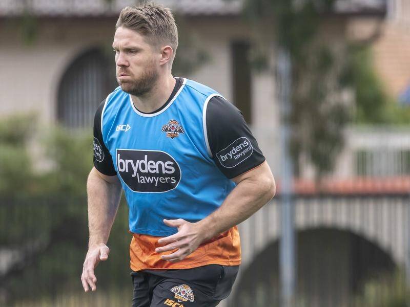 Wests Tigers veteran Chris Lawrence has been selected in the 17-man squad to face South Sydney.