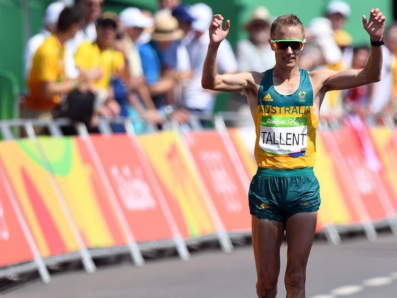 Jared Tallent won a record fourth Olympic medal in Rio in 2016.