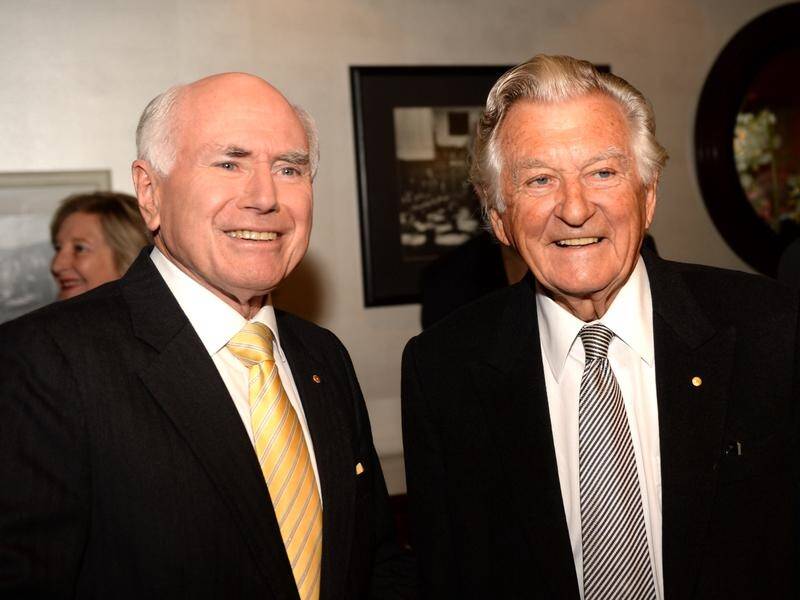 Former prime minister John Howard believes Bob Hawke was the best Australian leader Labor produced.