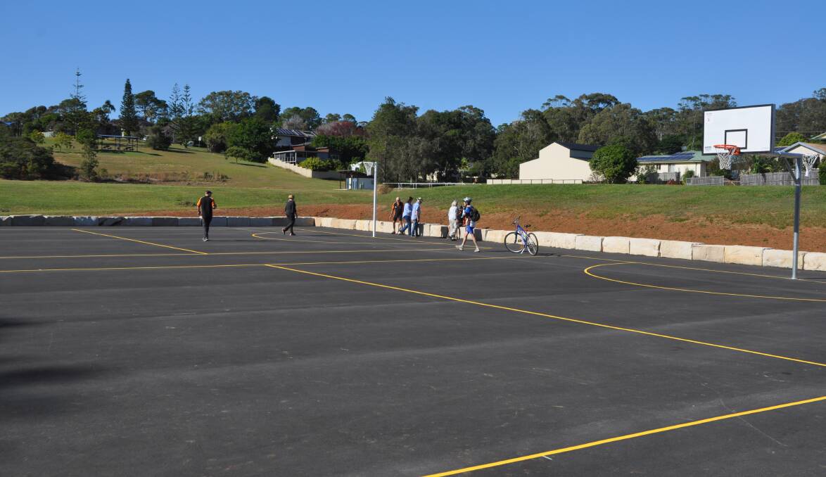 The courts can also be used for basketball. Photo: Stephen Katte 