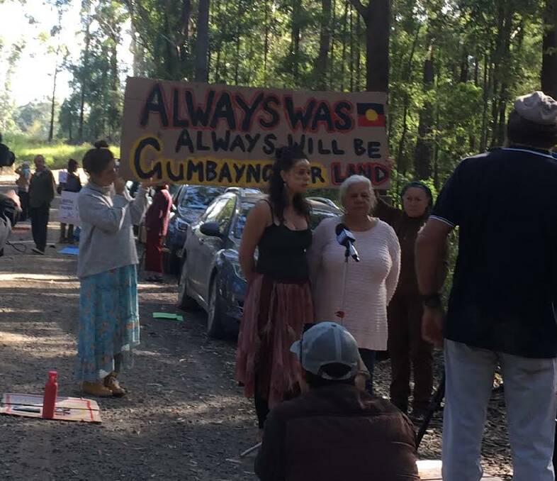 Many members of the community came along to show their concern about logging in the Nambucca Heads forest. Photo: Susan Jenvey 