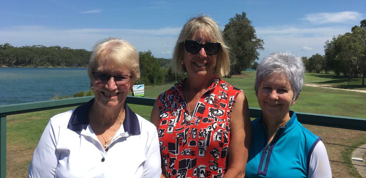 WINNING TRIO: Coral McCann, Leanne Welsh and Dianne Hopkins. Photo: Supplied