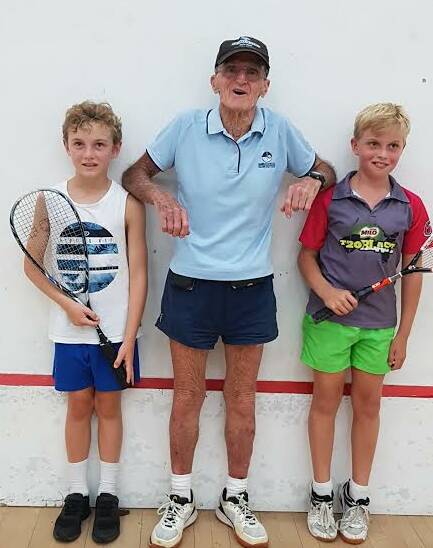 Jack Noonan (9), Jim Law (85) and Rhys Williams (9). Photo: Supplied 