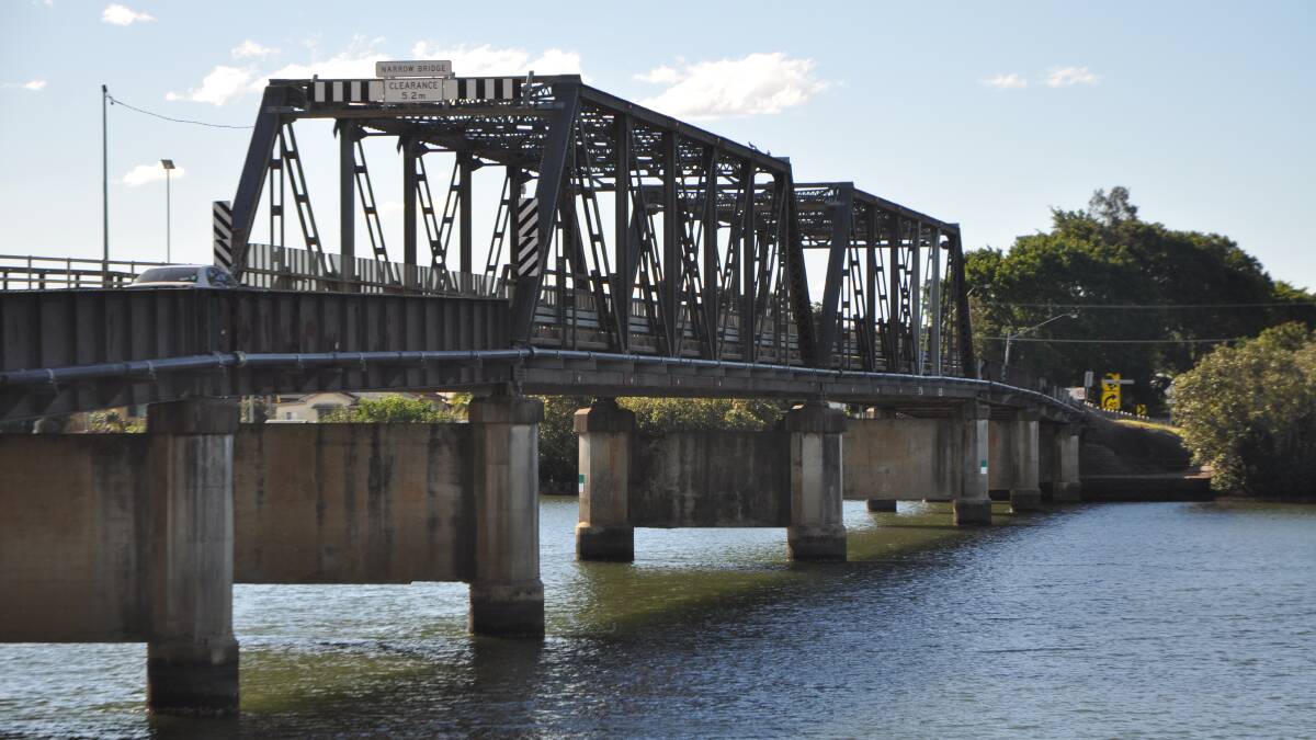 The Macksville bridge was the site of the struggle between the three birds. Photo: Stephen Katte 