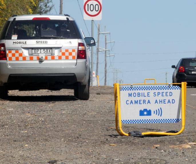 GONE: Mobile speed camera warning signs have been absent around the local area since the announcement to remove them over a 12 month period was made late 2020. Photo: File 