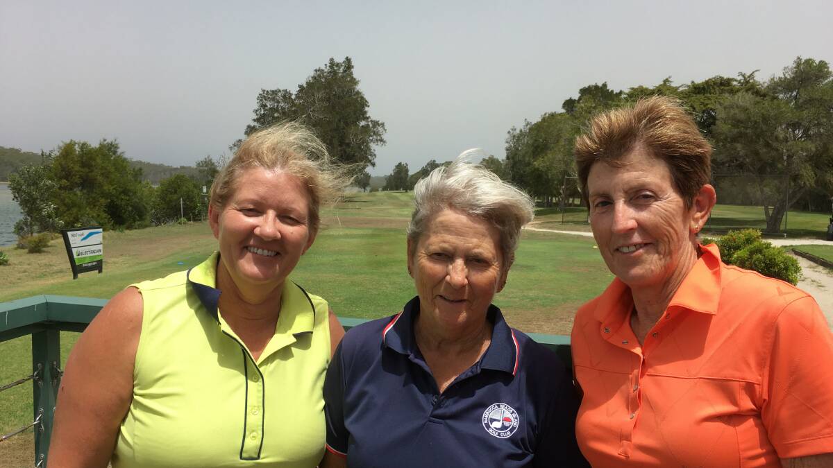 

WINNING TEAM: Denise Paluch, Maxine Townsend and Marilyn McNally

