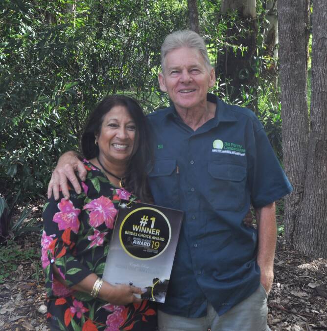 Shireen and Bill Penny were shocked when they won their award. Photo: Stephen Katte 