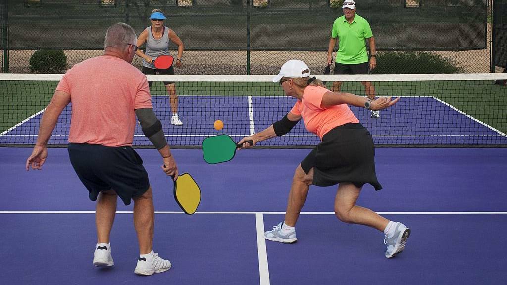 PickleBall in action. Photo supplied
