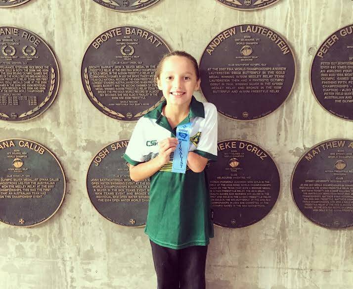Lexie was among a group of talented children from our the Valley that attended the meet. Photo: Supplied 